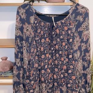 3 for $25 Free People “Lucky Loosie” Swing Long sleeve boho dress